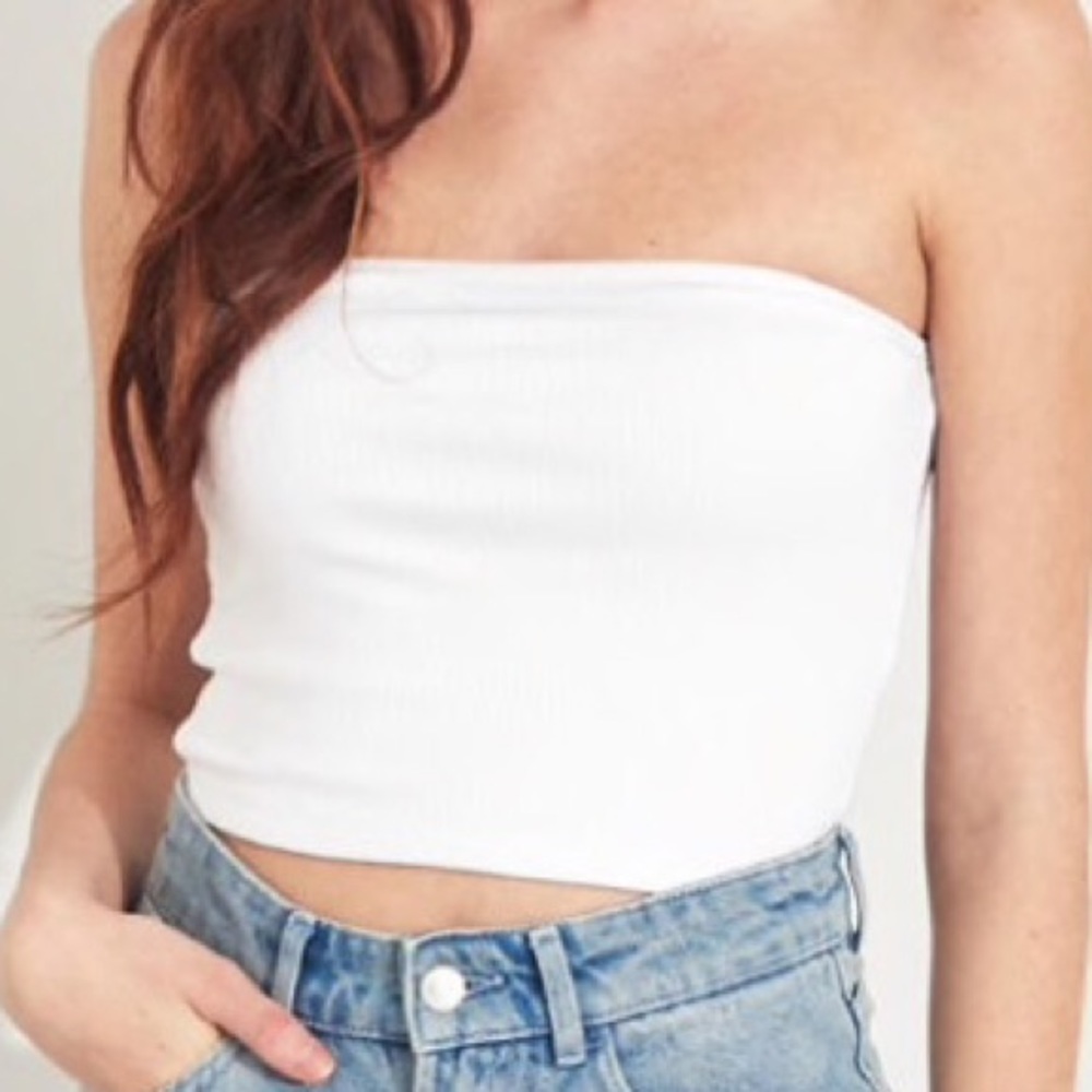 White tube top!